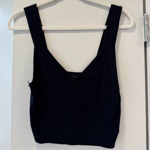 Kendall & Kylie Black Cropped Tank